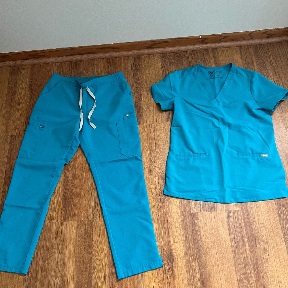 Figs teal scrubs